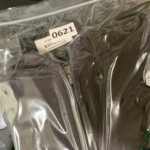 Seattle Seahawks NFL XL Junk Food Pullover Hoodie Sweatshirt Gray New Mens - Picture 9 of 12